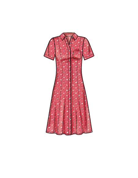 Patron Simplicity 9260.AA- Robe Chemisier