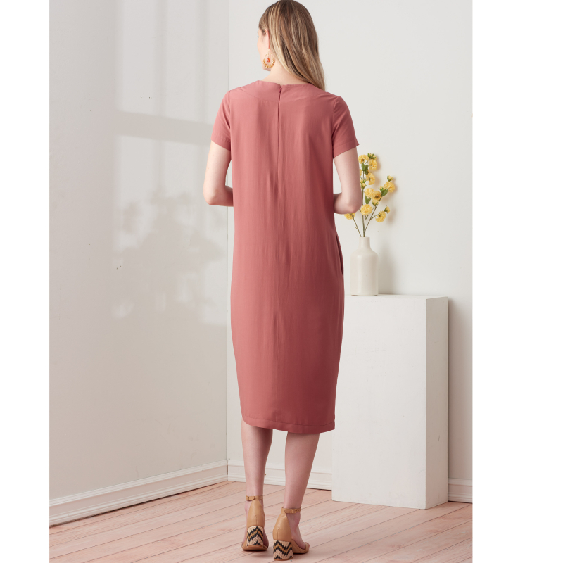 Patron Simplicity 9262.U5 - Robe droite, décolleté V