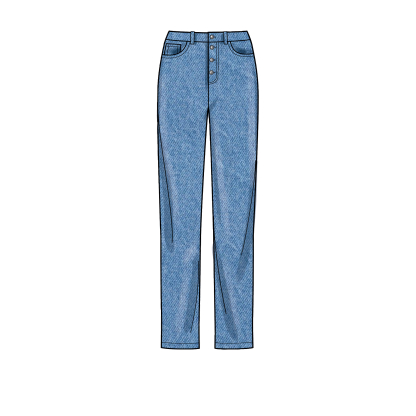 Patron Simplicity 9266.AA - Pantalon Femme style Jeans 2