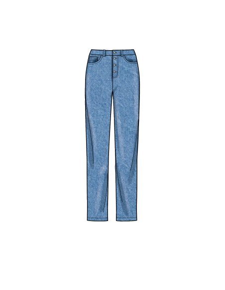 Patron Simplicity 9266.AA - Pantalon Femme style Jeans