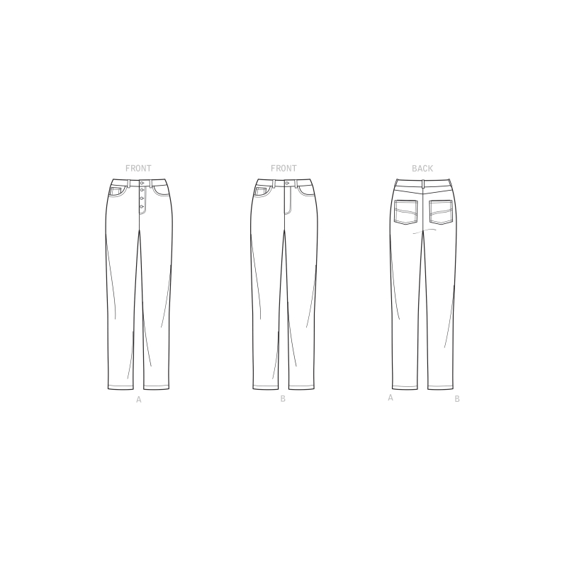 Patron Simplicity 9266.AA - Pantalon Femme style Jeans