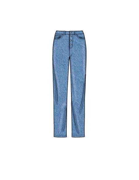 Patron Simplicity 9266.BB - Pantalon Femme style Jeans