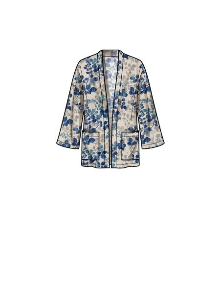 Patron Simplicity 9271.K5 - Ensemble Top, Veste et Pantalon