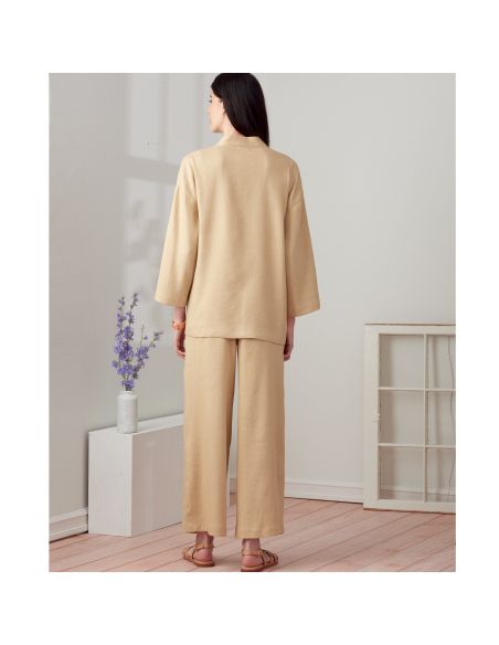 Patron Simplicity 9271.Y5 - Ensemble Top, Veste et Pantalon
