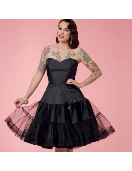 Patron Simplicity 9293.E5 - Jupon et bustier Femme