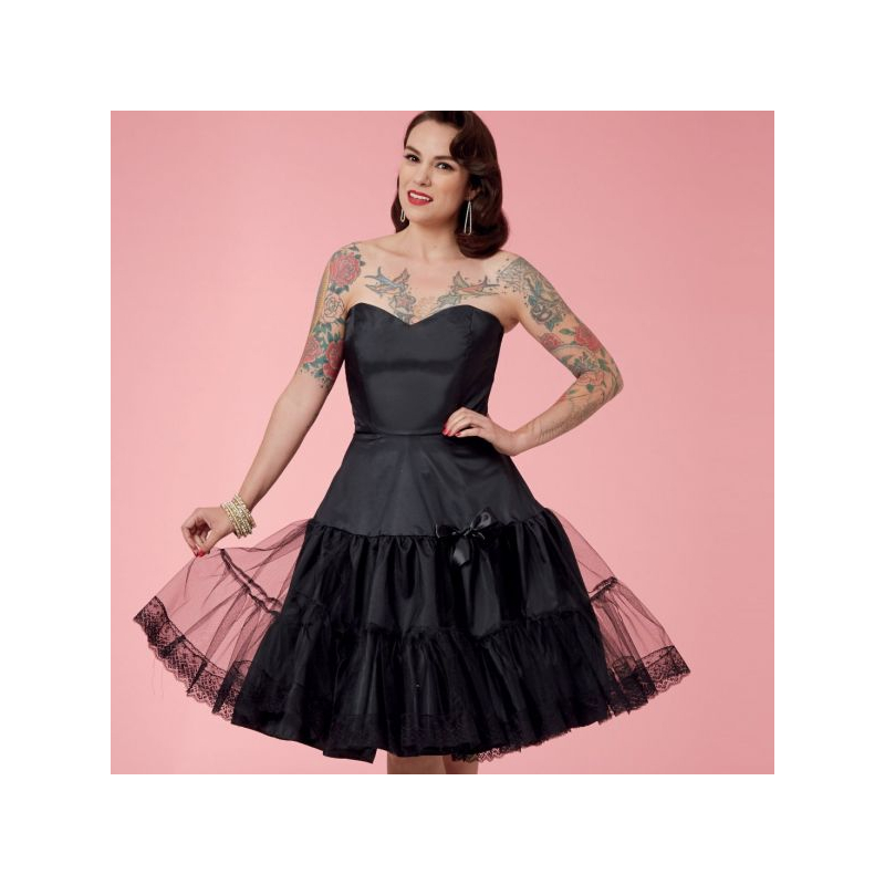 Patron Simplicity 9293.A5 - Jupon et bustier Femme