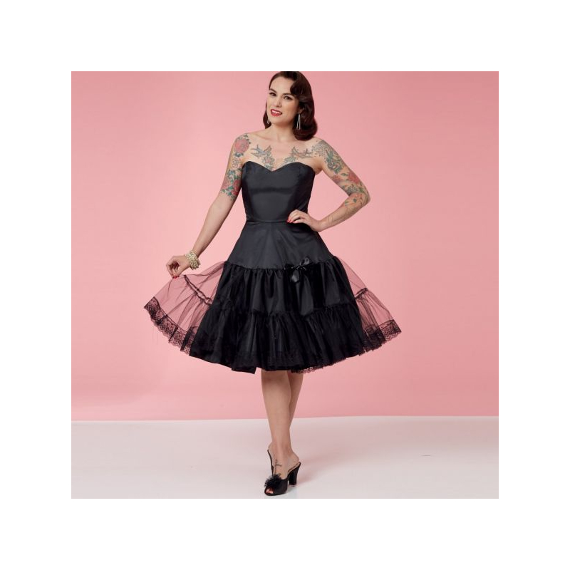 Patron Simplicity 9293.A5 - Jupon et bustier Femme