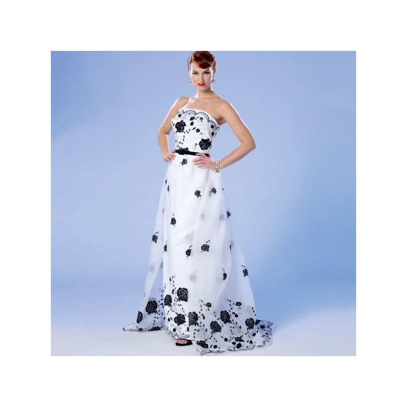 Patron Simplicity 9289.E5 - Robe bustier avec jupe détachable et ceinture