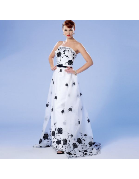 Patron Simplicity 9289.E5 - Robe bustier avec jupe détachable et ceinture