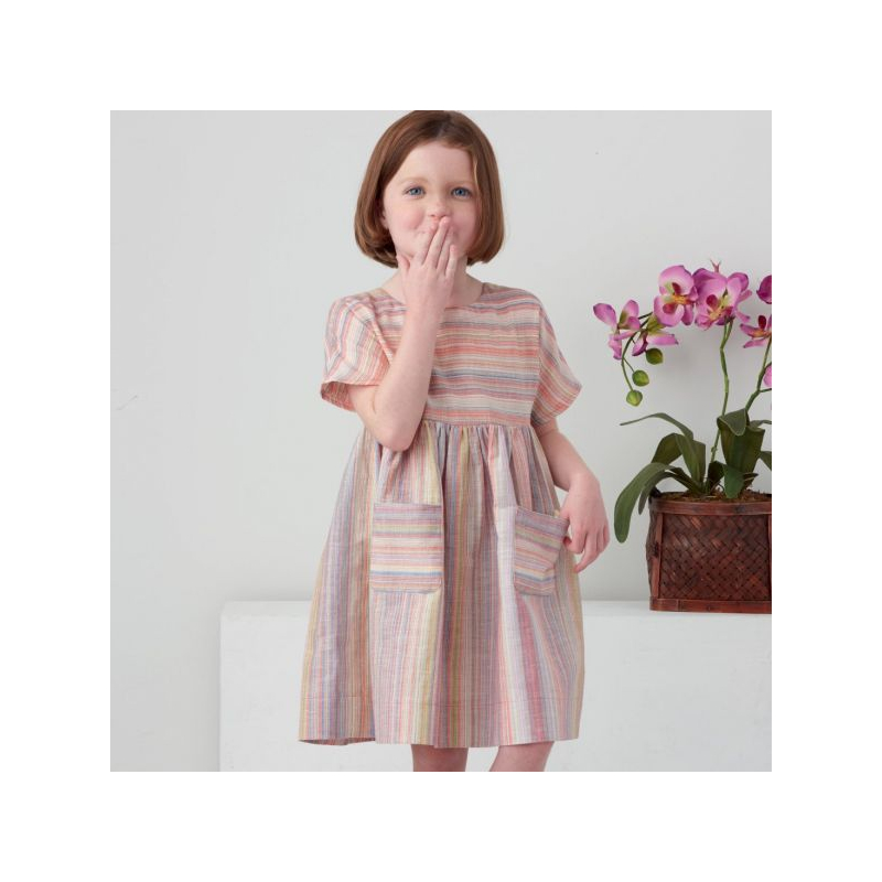 Patron Simplicity 9280.A - Ensemble Fille Top, Robe & Legging