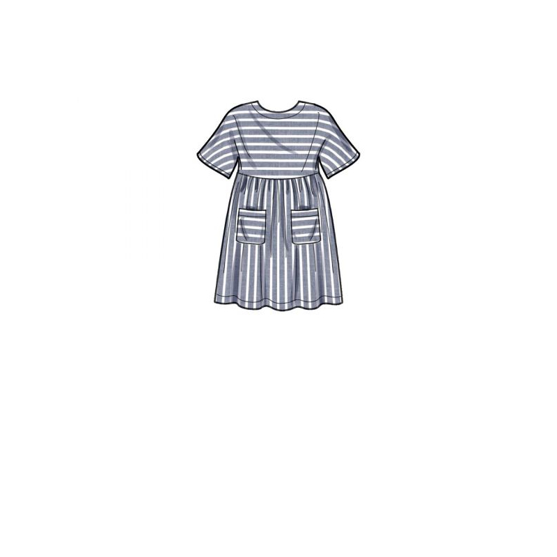 Patron Simplicity 9280.A - Ensemble Fille Top, Robe & Legging