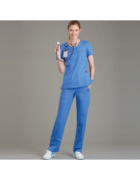 Patron Simplicity 9276.H5 - Ensemble Infirmière avec Blouse et Pantalon