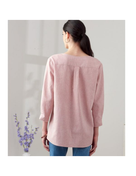 Patron Simplicity 9274.U5 -Top encolure arrondie et V