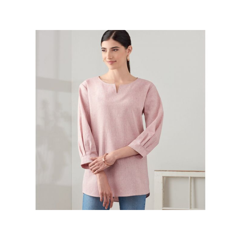 Patron Simplicity 9274.U5 -Top encolure arrondie et V