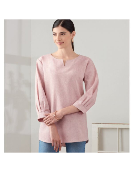 Patron Simplicity 9274.U5 -Top encolure arrondie et V