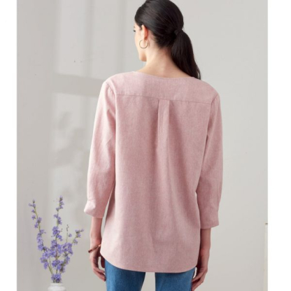 Patron Simplicity 9274.H5 -Top encolure arrondie et V 2