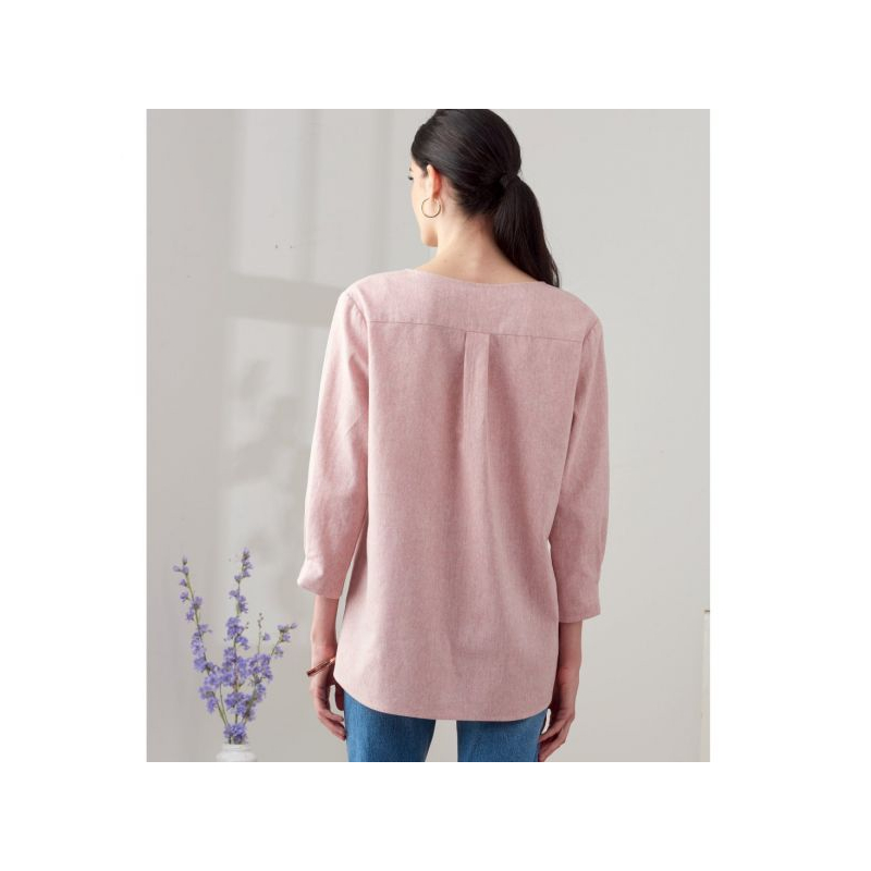Patron Simplicity 9274.H5 -Top encolure arrondie et V