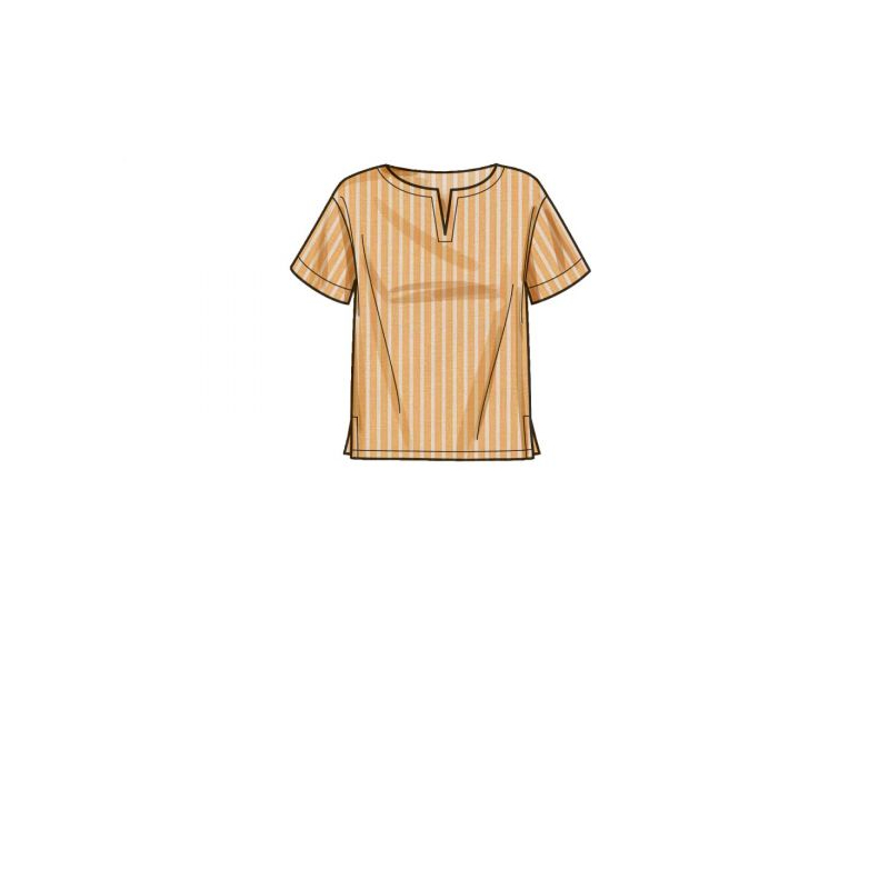 Patron Simplicity 9274.H5 -Top encolure arrondie et V