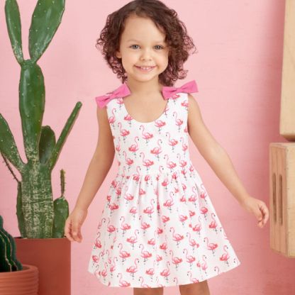 Patron Simplicity 9319.CAA - Ensemble Enfant Top, Robe, Combinaison et Culotte 2