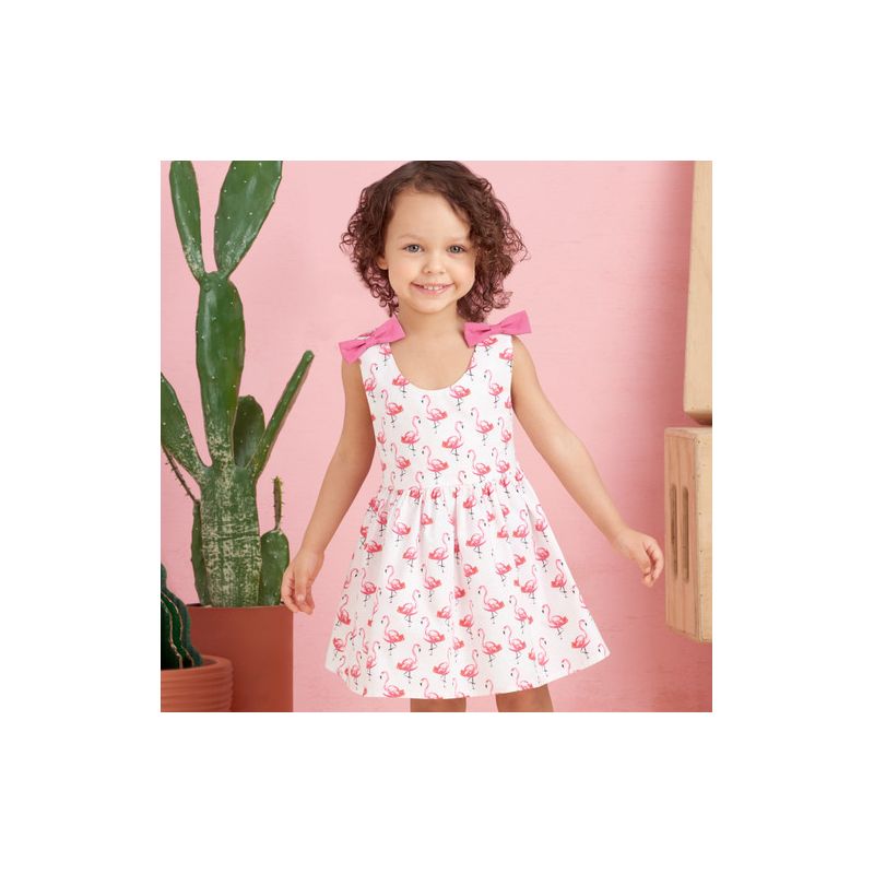 Patron Simplicity 9319.CAA - Ensemble Enfant Top, Robe, Combinaison et Culotte