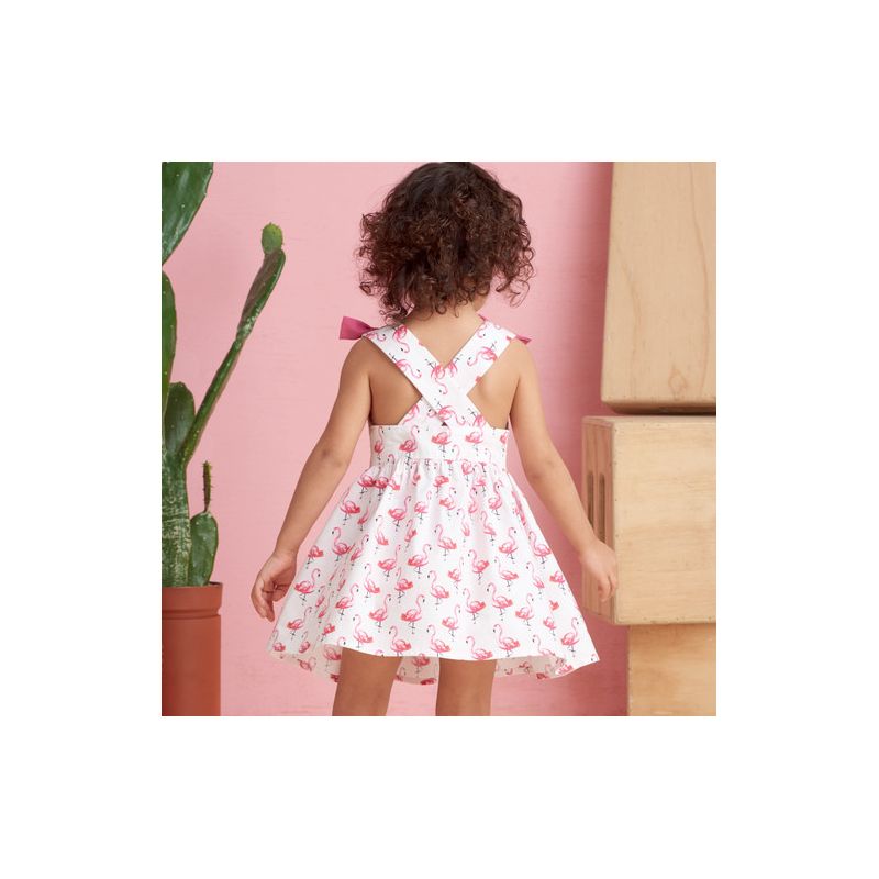 Patron Simplicity 9319.CAA - Ensemble Enfant Top, Robe, Combinaison et Culotte