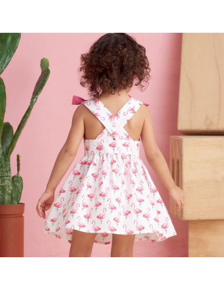 Patron Simplicity 9319.CAA - Ensemble Enfant Top, Robe, Combinaison et Culotte