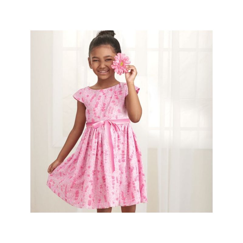 Patron Simplicity 9320.CDD - Robe Enfant froncée sous la taille