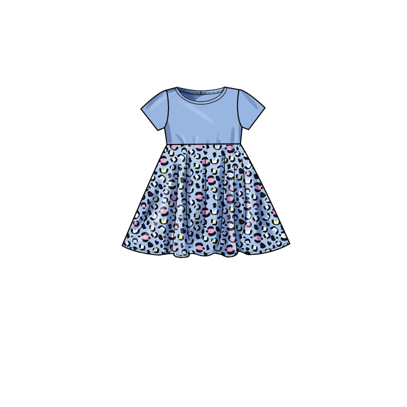 Patron Simplicity 9322.CCE - Robe Enfant à enfilée