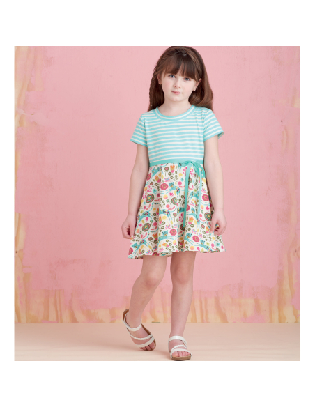 Patron Simplicity 9322.CCE - Robe Enfant à enfilée