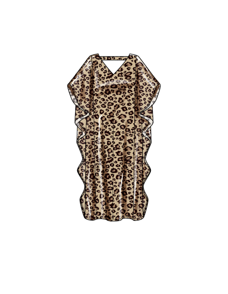 Patron Simplicity 9323.A - Robe Femme style Caftan