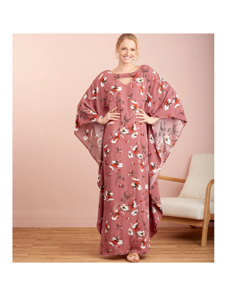 Patron Simplicity 9323.A - Robe Femme style Caftan