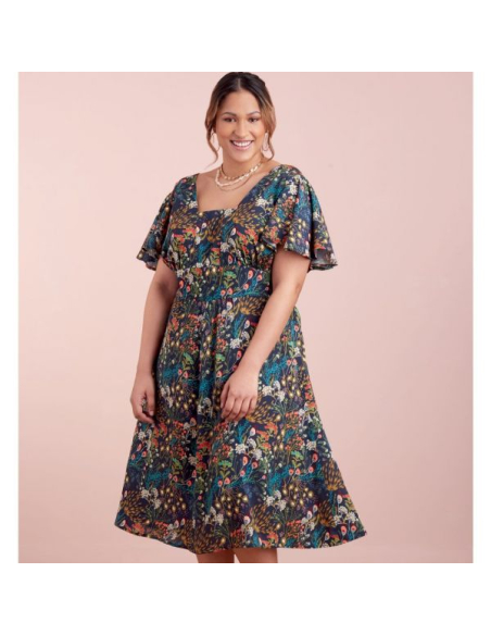 Patron Simplicity 9325.AA - Robe avec haut ajusté et empiècement