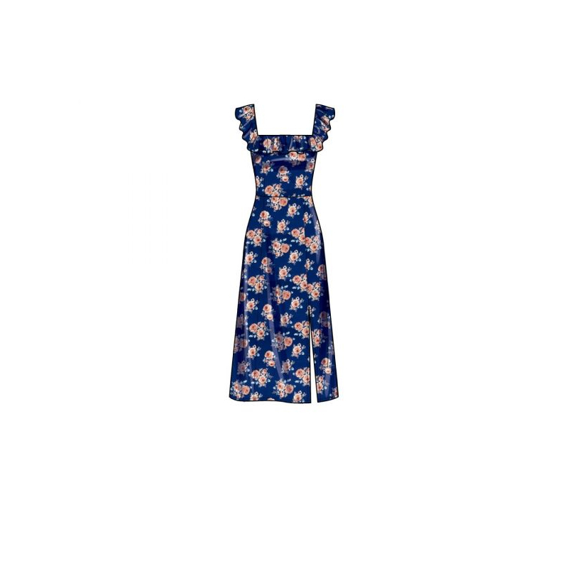 Patron Simplicity 9326.H5 - Robe Femme à bretelles avec haut ajusté