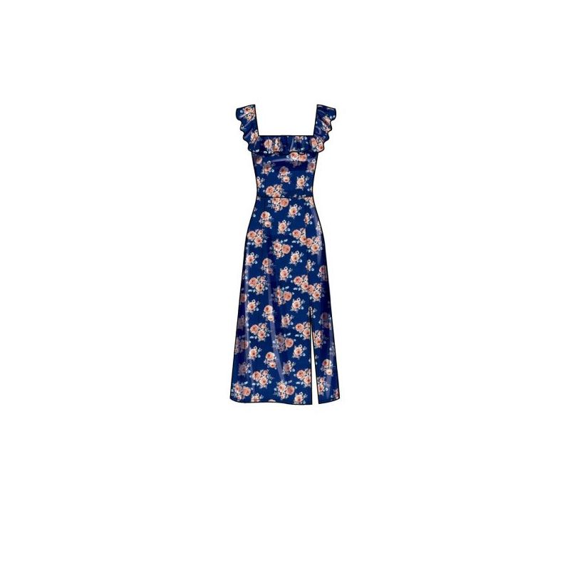 Patron Simplicity 9326.R5 - Robe Femme à bretelles avec haut ajusté