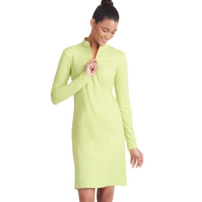 Patron Simplicity 9328.H5 - Robe et Top en maille avec col montant et 1/2 zip 2