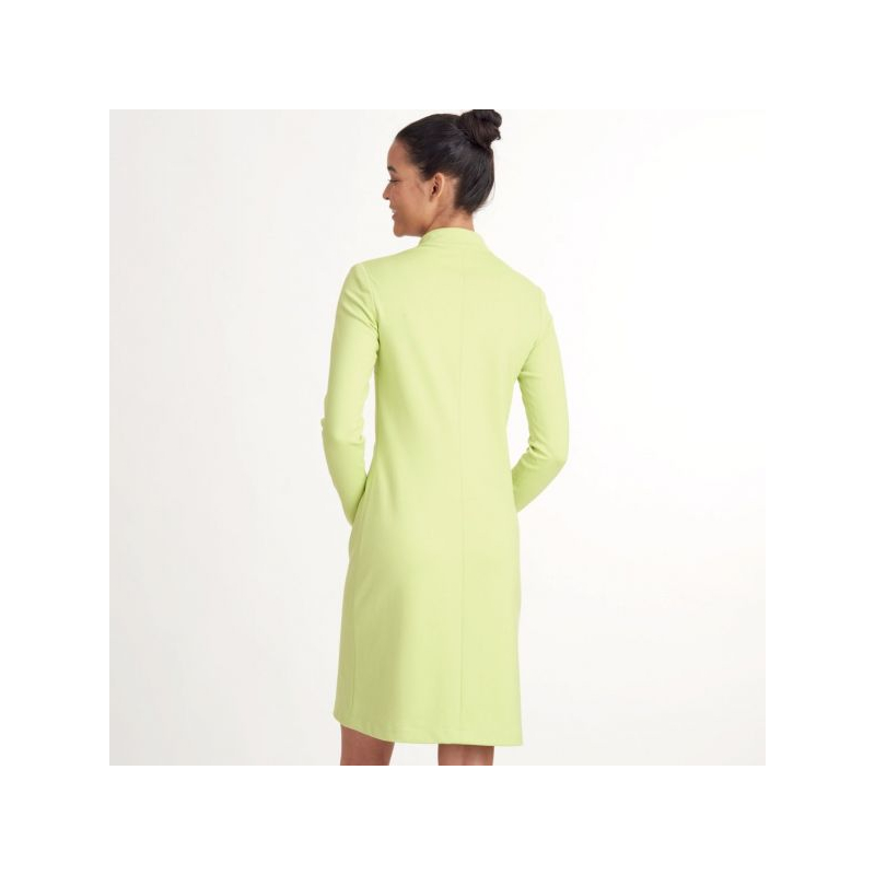 Patron Simplicity 9328.H5 - Robe et Top en maille avec col montant et 1/2 zip