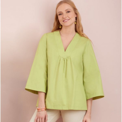 Patron Simplicity 9333.U5 - Top ample avec décolleté V et variations de manches 2