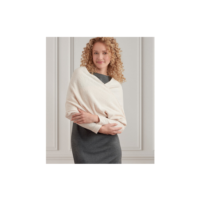 Patron Simplicity 9372.A - Robe et haussements d'épaules pour femme