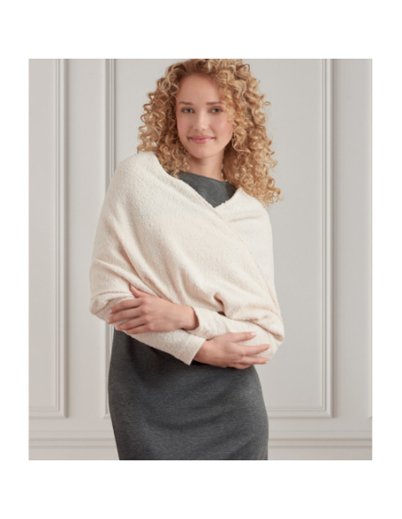 Patron Simplicity 9372.A - Robe et haussements d'épaules pour femme