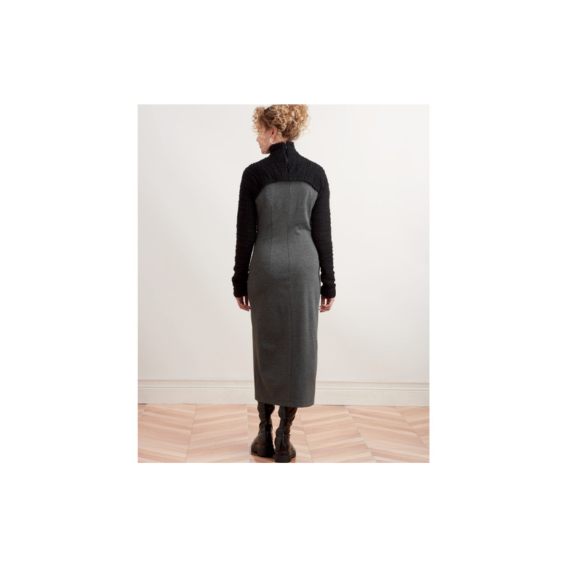 Patron Simplicity 9372.A - Robe et haussements d'épaules pour femme