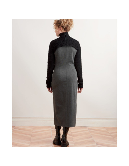 Patron Simplicity 9372.A - Robe et haussements d'épaules pour femme