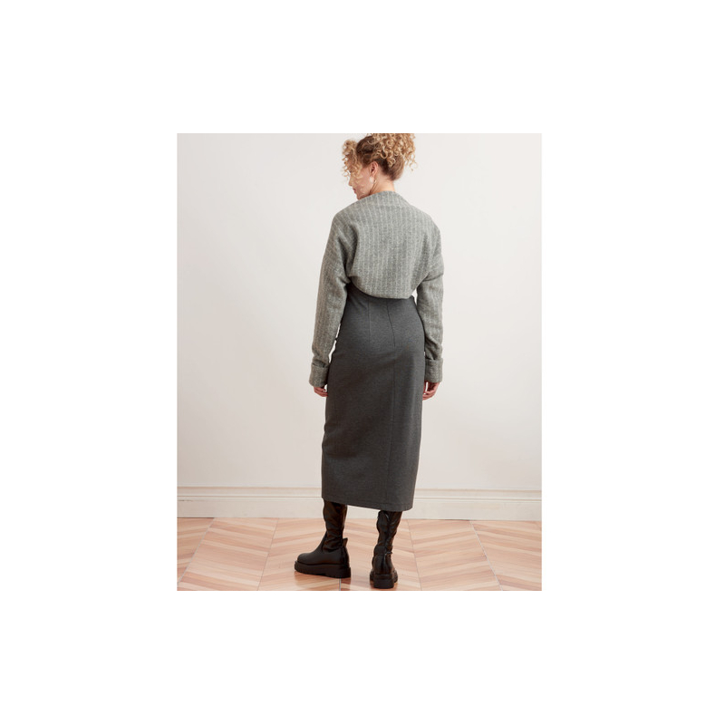 Patron Simplicity 9372.A - Robe et haussements d'épaules pour femme