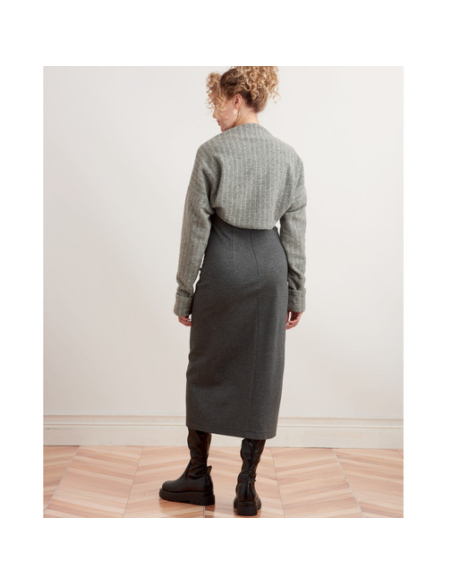 Patron Simplicity 9372.A - Robe et haussements d'épaules pour femme