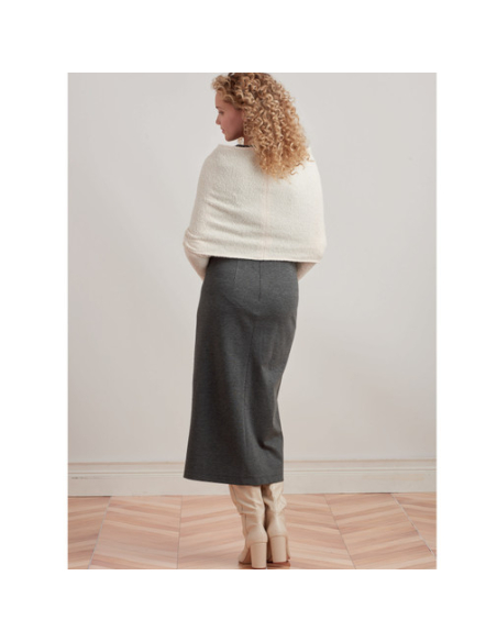 Patron Simplicity 9372.A - Robe et haussements d'épaules pour femme