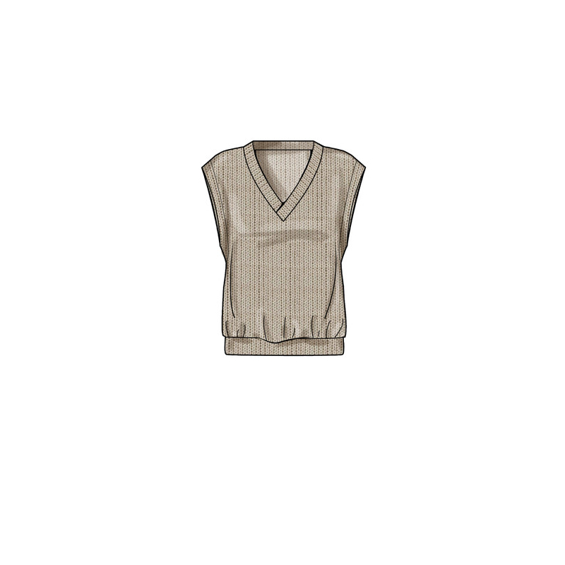 Patron Simplicity 9374.A - Gilets en tricot pour femme