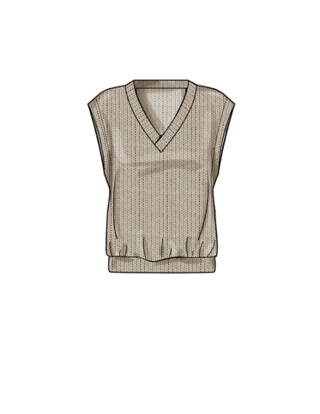 Patron Simplicity 9374.A - Gilets en tricot pour femme