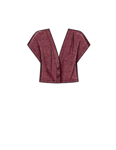 Patron Simplicity 9374.A - Gilets en tricot pour femme