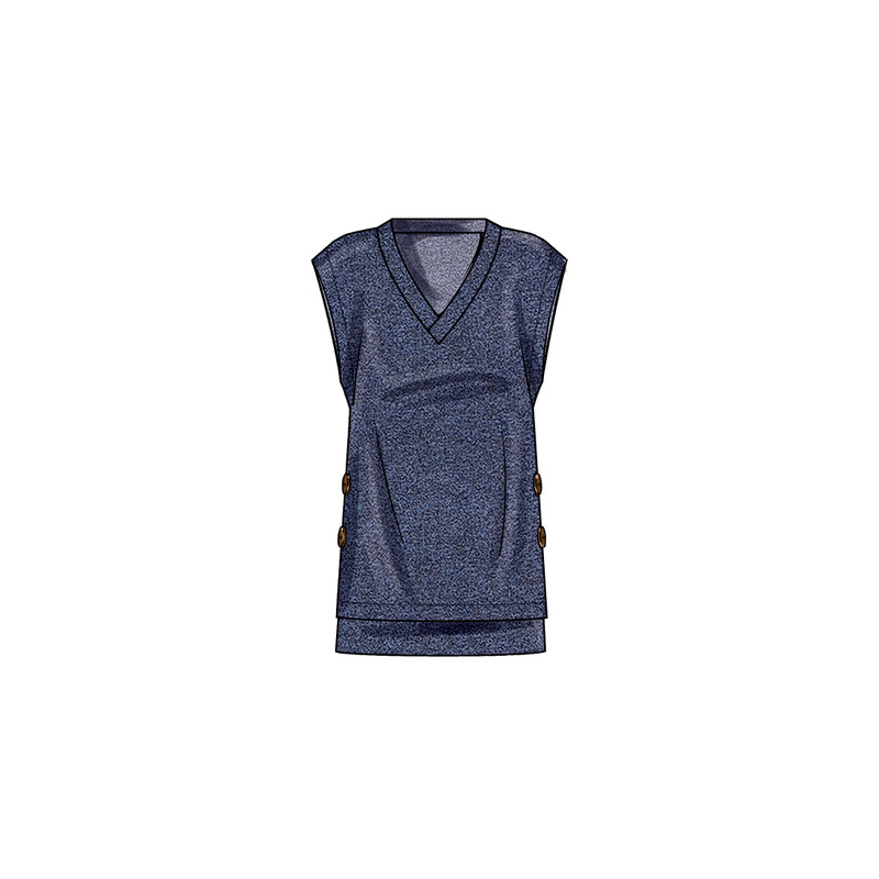 Patron Simplicity 9374.A - Gilets en tricot pour femme