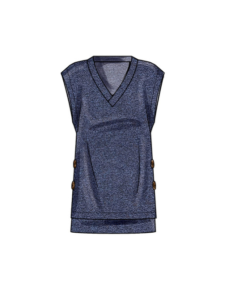 Patron Simplicity 9374.A - Gilets en tricot pour femme