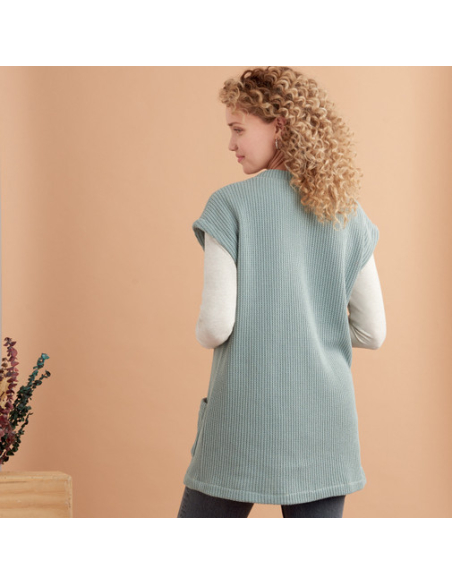 Patron Simplicity 9374.A - Gilets en tricot pour femme